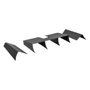 DURAFORCE Curved Rear Bumper Lip Diffuser Splitter Valance for Honda Civic 2012-2015 3 Pcs