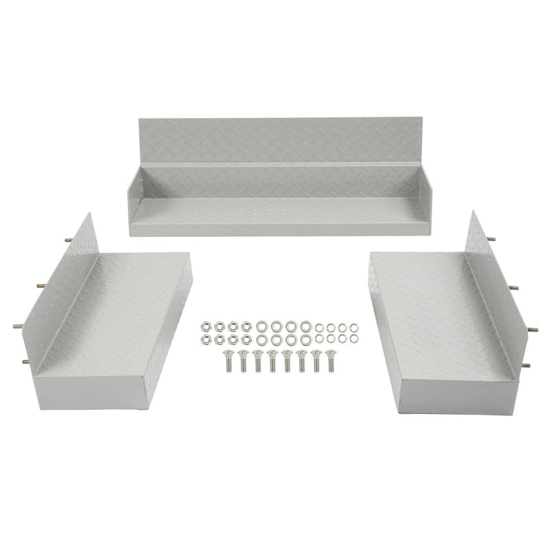 DURAFORCE Rear Step Bumper 83" Gray Universal Screw-On for Enclosed Utility Body