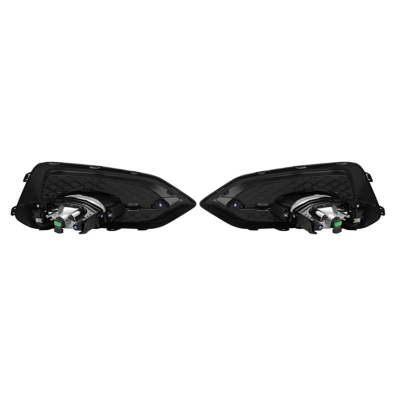 DURAFORCE Fog Lights for Honda Civic Coupe 2DR 2014-2015 Bumper Lamps Wiring Bulbs