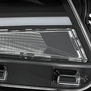 DURAFORCE Black LED DRL Dual Square Projector Headlights for Chevy Colorado 2015-2022