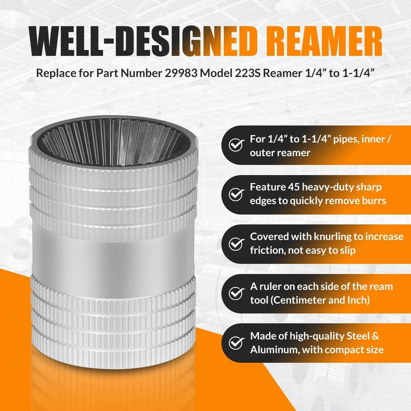 29983 Model 223S Inner Outer Reaming Tool 1/4 to 1-1/4 Replace Reamer