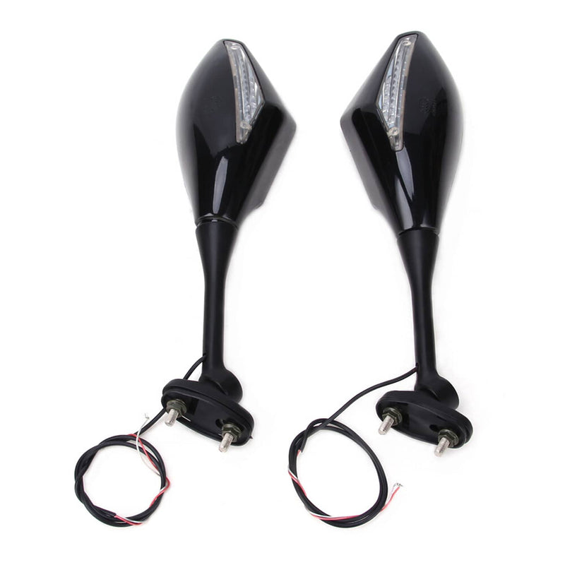 Rearview Mirrors with LED Turn Signal for Honda CBR500R CBR600RR Motorcycle