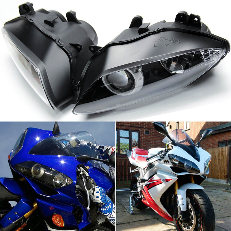 For Yamaha YZF R1 YZFR1 R1000 2007-2008 Headlight Headlamp Housing Assembly US