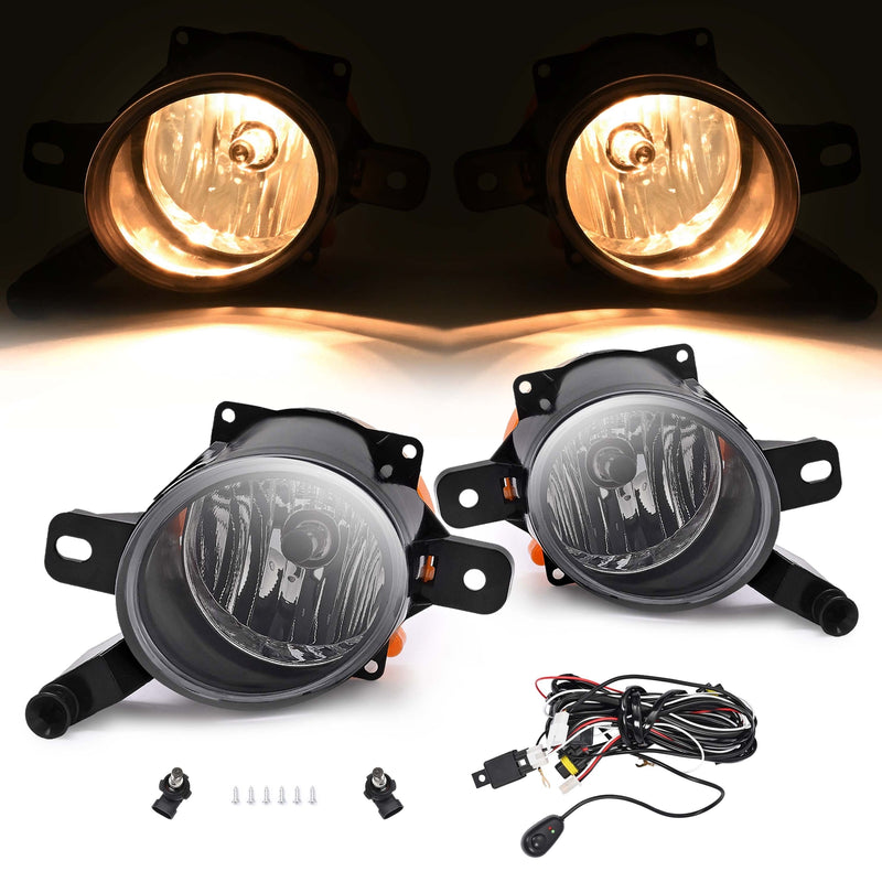 Clear Lens Bumper Fog Light Driving Lamp for Chevy Malibu 2013-2015 LH RH Pair