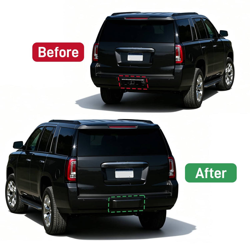 DURAFORCE 23142974 GM1180181 Rear Trailer Hitch Cover for GMC Yukon XL Denali 2015-2020