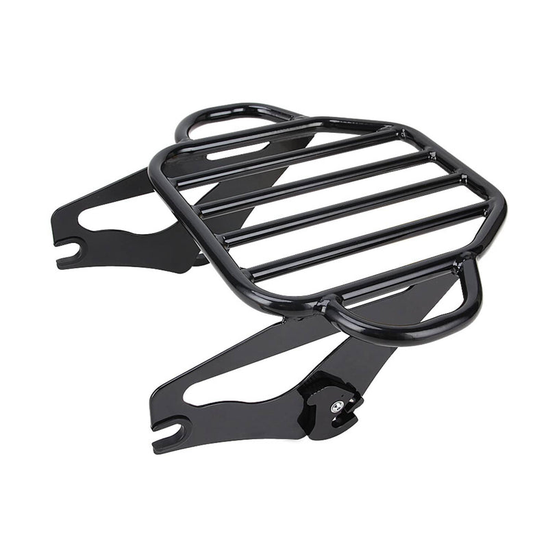 Backrest Sissy Bar Luggage Rack for Harley Touring Models 2009-2024 Black