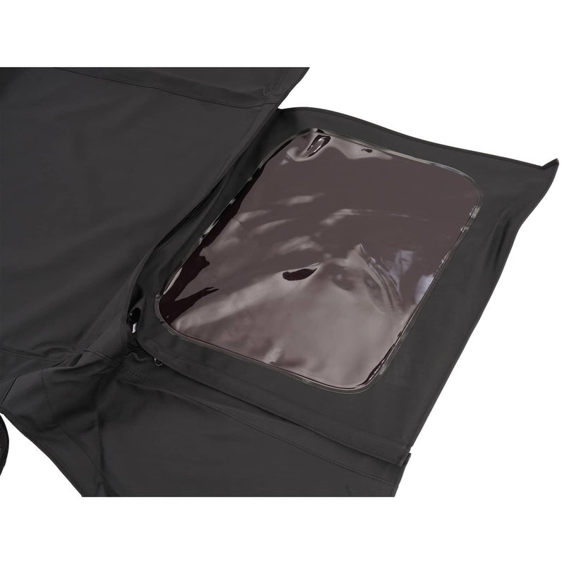DURAFORCE Soft Top Kit Front Upper Half Doors Tinted Windows for Jeep Wrangler YJ 87-95
