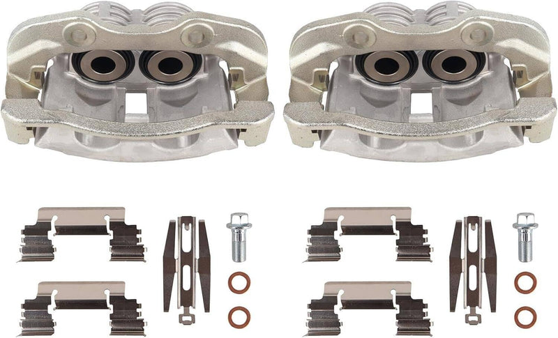 Rear Brake Caliper Set 2 Piston for Chevy GMC Cadillac Truck Full Size SUV