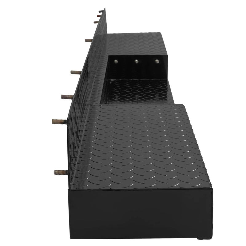 DURAFORCE Rear Step Bumper 83" Black Universal Screw-On for Enclosed Utility Body
