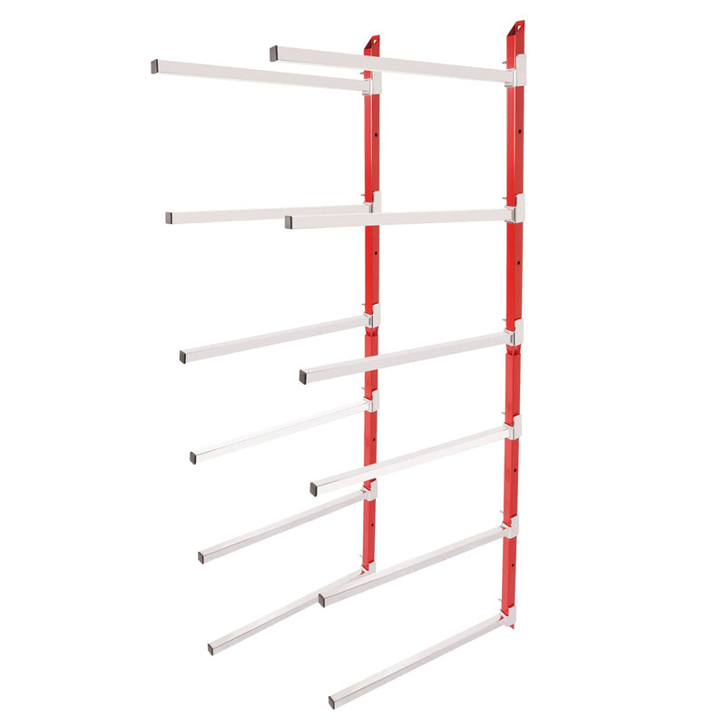 DURAFORCE Auto Body Bumper Storage Rack Stand Wall Mount Removable Arms for Painting