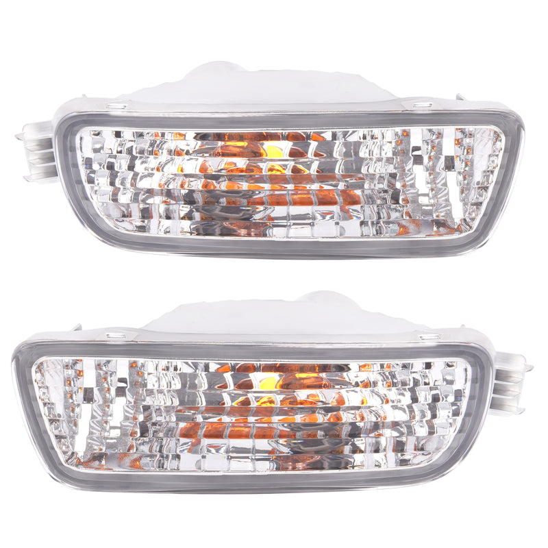 Pair Bumper Turn Signal Lights for Toyota Tacoma 2001-2004 Driver Passenger Side