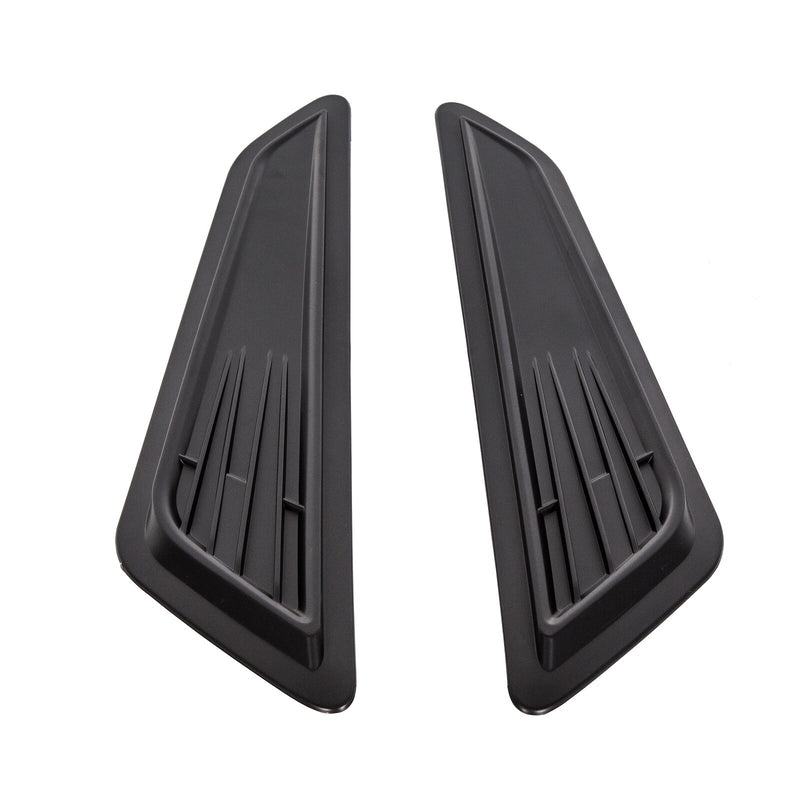 Black Bonnet Hood Vent Scoop Covers for Chevy Camaro 2016-23 2019 2020 1LT LT RS