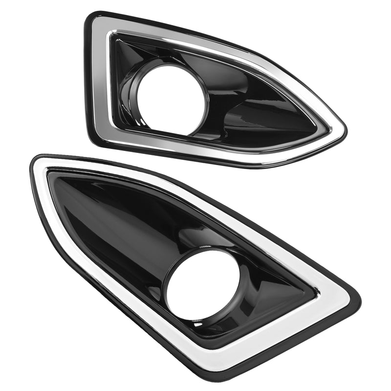 Fog Light Trim Bezel Cover for Ford Edge 2015-2018 Left Right Pair