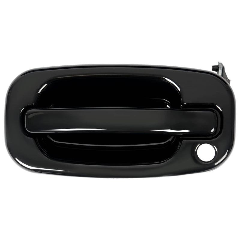 DURAFORCE Door Handle Set for Chevy Silverado 1500 1999-2006 Smooth Black Front Outer 2PCS