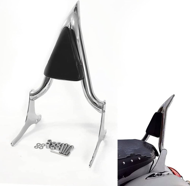 22'' Chrome Backrest Sissy Bar for Harley Road King Electra Glide 1997-2008
