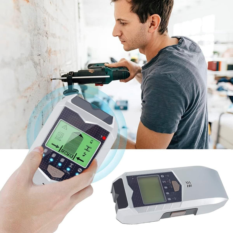 5 in 1 Digital Stud Finder Wood Metal Pipe Wire Wall Scanner Sensor LCD Detector