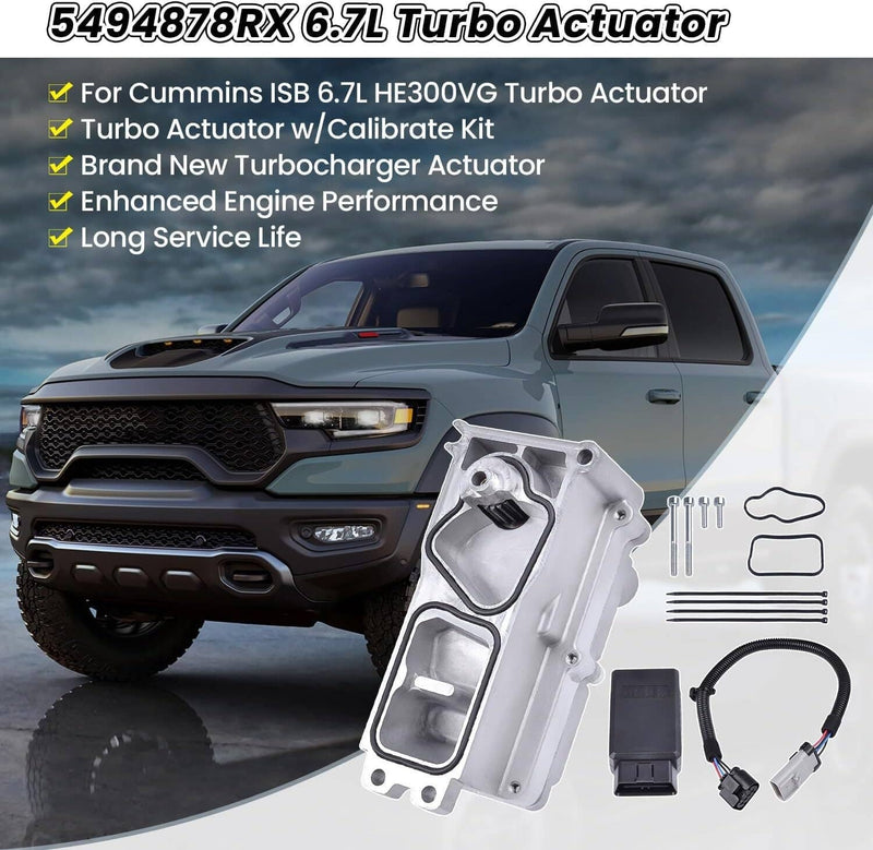 HE300VG Turbo Actuator Set with Calibration for Dodge Cummins ISB 6.7L 2013-18