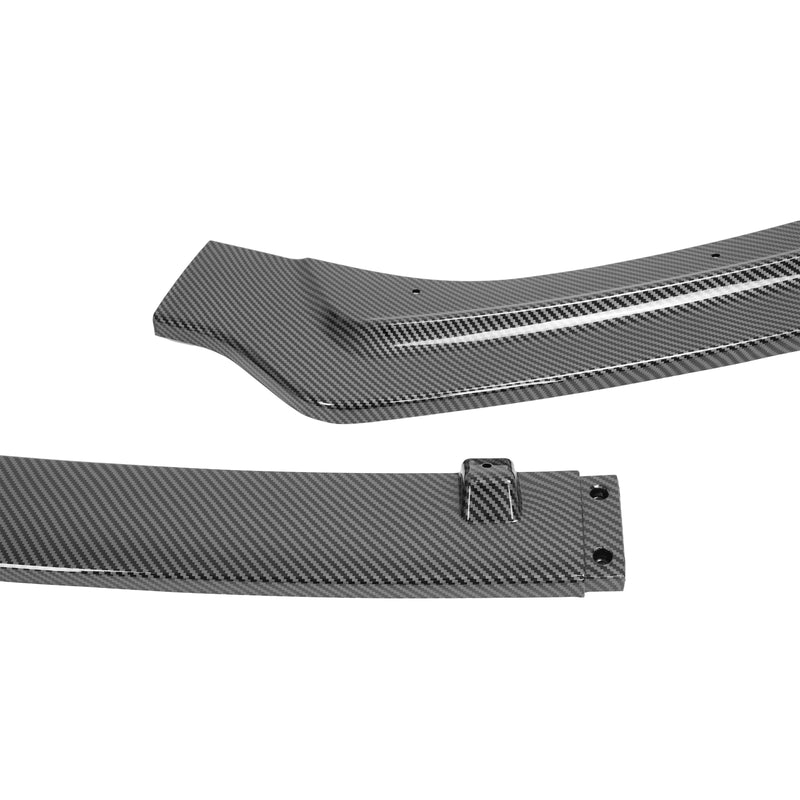Carbon Fiber Color Front Bumper Lip Splitter for Infiniti 2018-24 Q50 Luxe Base