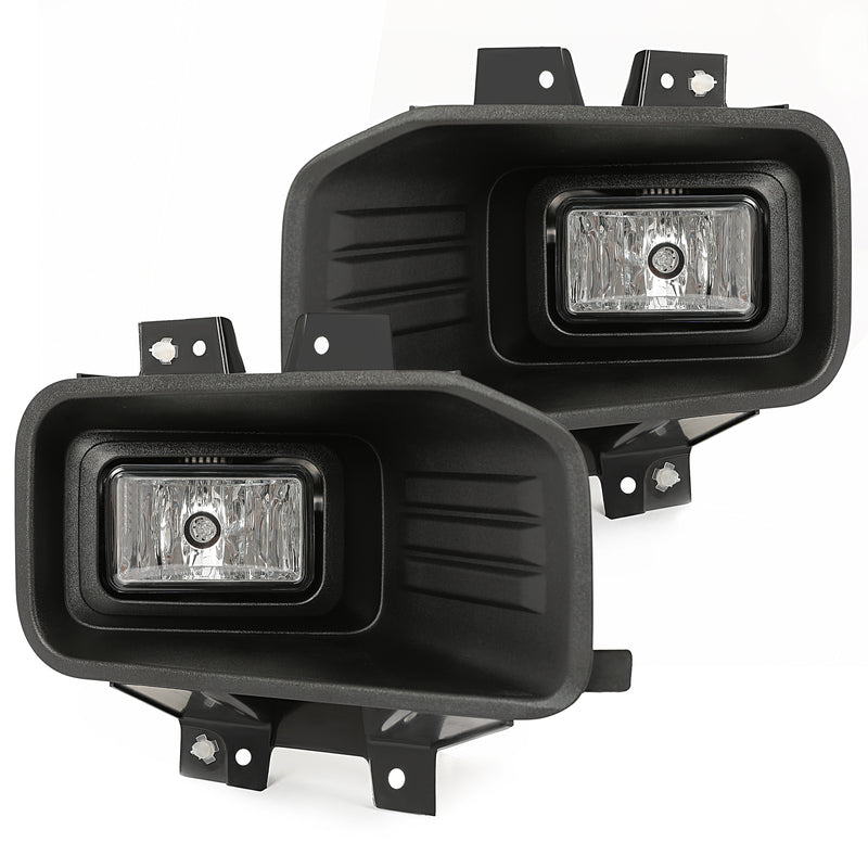 Clear Lens Halogen Fog Lights Lamps for Ford F-150 F150 2018-2020 Set Pair