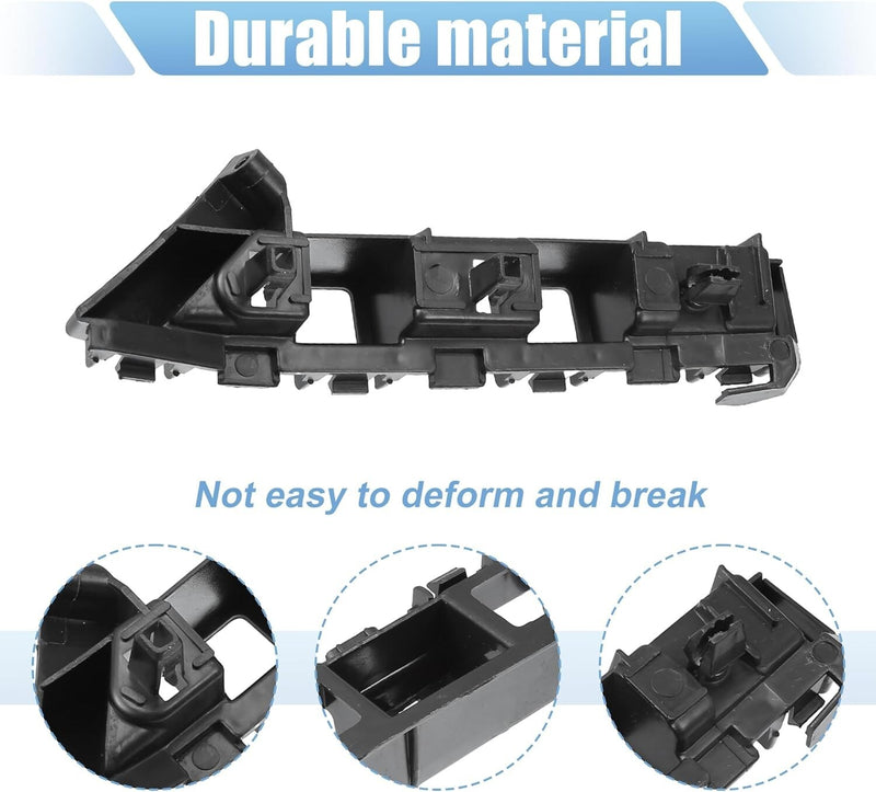 2X Front Left and Right Bumper Support Bracket for 2012-2015 Volkswagen Passat