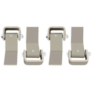 DURAFORCE 4 Strap Style Long Leaf Steel Weld On Dump Trailer Door Hinge Greaseable Cargo