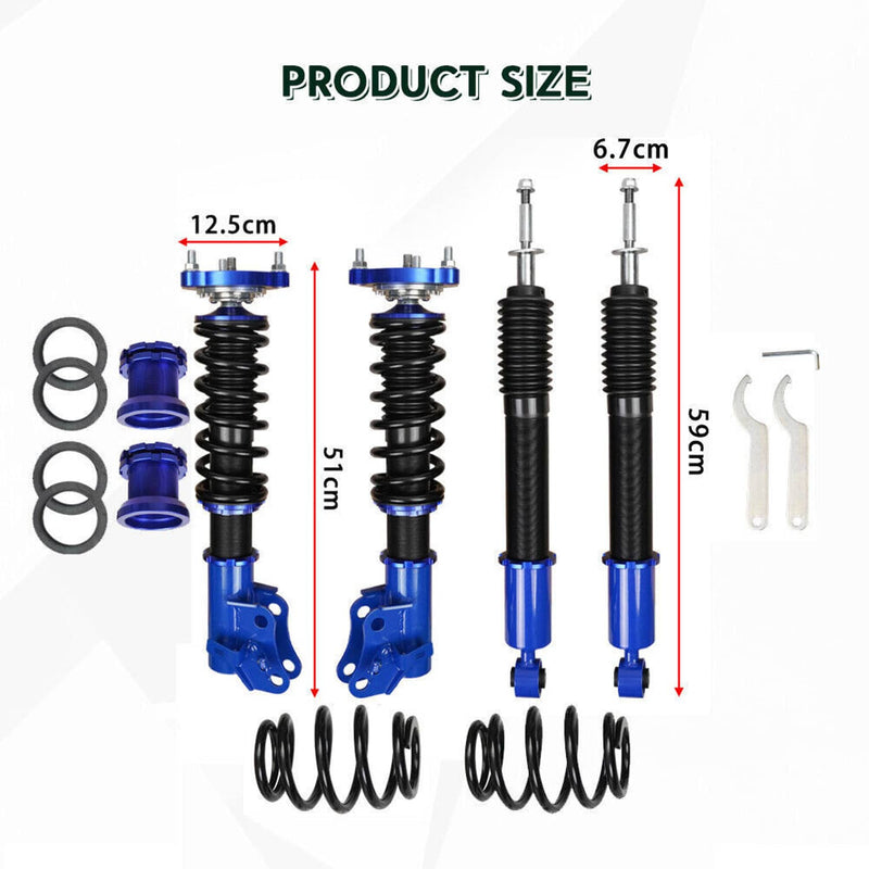 Coilovers Suspension Kit for Honda Civic Adjustable Height Struts Shocks