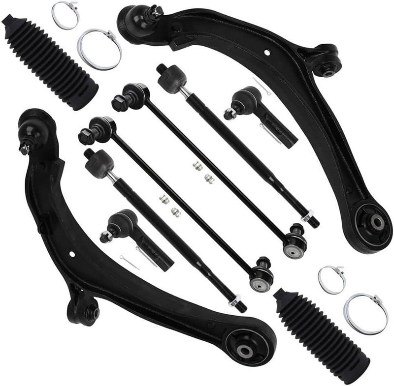 Front Lower Control Arm Tie Rod End Suspension Kit for Honda Odyssey