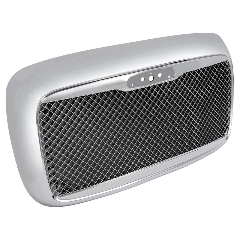 DURAFORCE Front Grille With Bug Screen Chrome Mesh Style for Freightliner Columbia 00-12