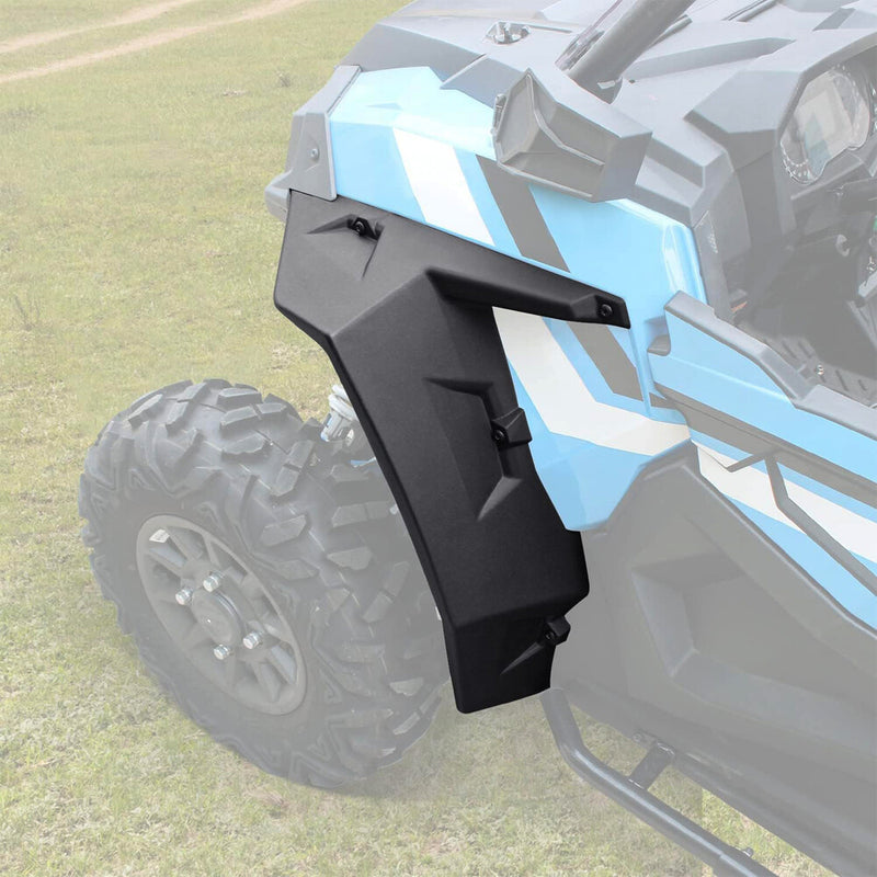 XXL Front Extended Fender Flares for 2014-23 Polaris RZR XP 4 1000 Turbo S 900