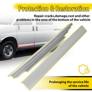 DURAFORCE Front Door Outer Rocker Panel for Chevy Express for GMC Savana 1996-2014 Left Ri
