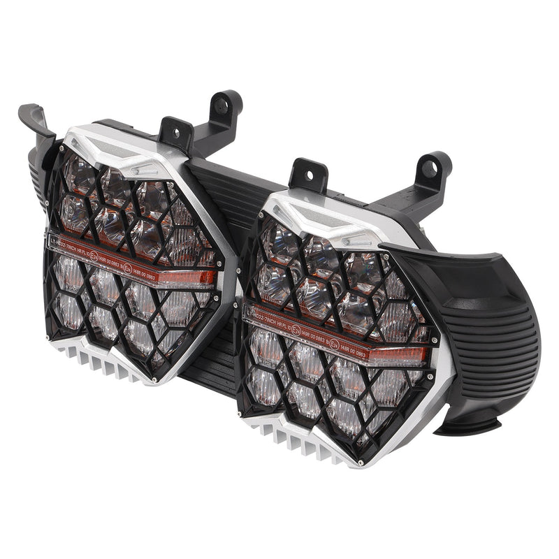 LED Headlight DRL High Low Plug and Play for 2015-up Harley Road Glide FLTRX