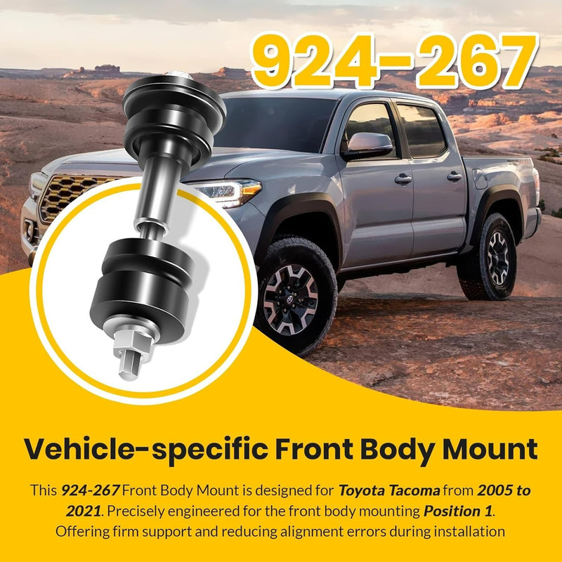 924-267 Front Body Mount Position #1 for Toyota Tacoma 2005-2021
