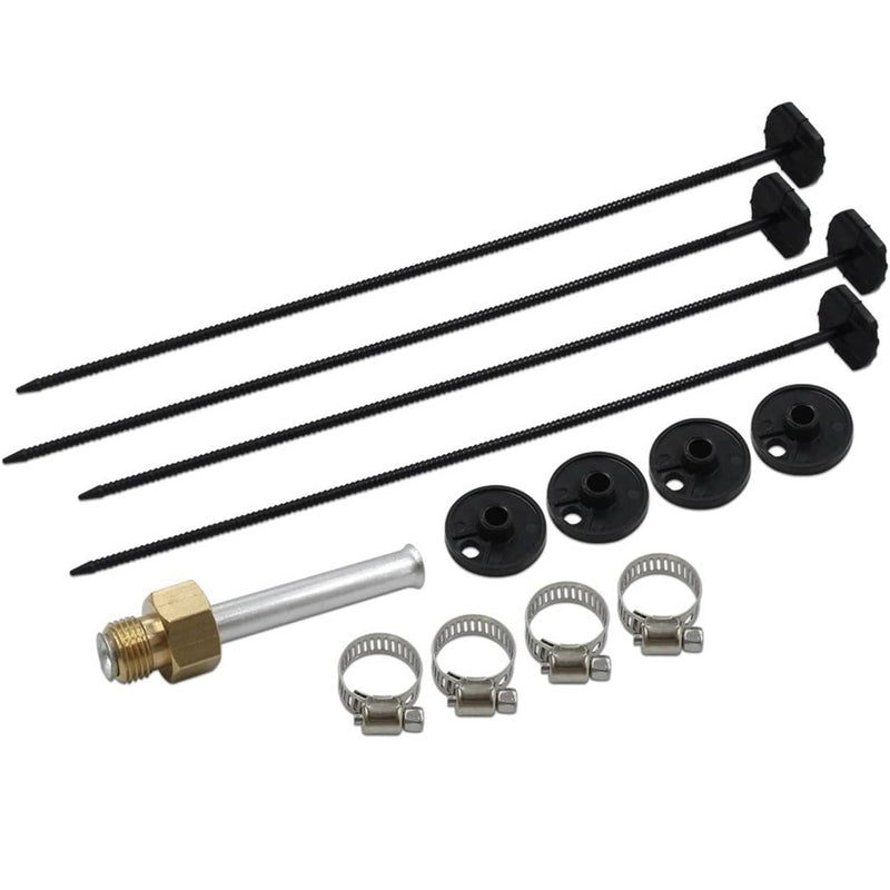 10 Rows Remote Transmission Oil Cooler Radiator Converter Kit Universal Aluminum