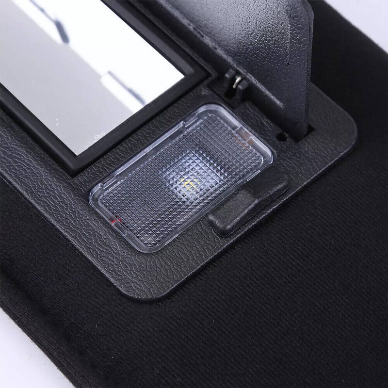 2Pcs Sun Visors with Vanity Mirror LED Light for Chevy Corvette C4 1984-1996 5.7