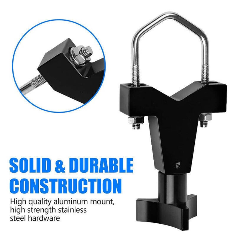 Hi-Lift Jack Tube Mount 1-2.5 Universal for Jeep Rzr Offroad Polaris Black