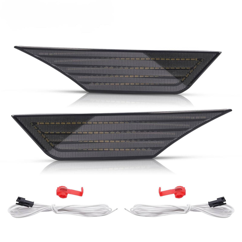DURAFORCE Sequential Dynamic Turn Signal LED Marker Light Assembly for Honda Civic 16-21