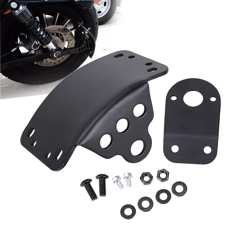 License Plate Holder Side Mount Bracket for Harley Honda Motorcycle Universal