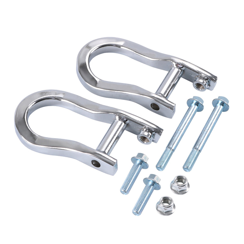 84072462 Chrome Tow Hooks Kit for GM Chevrolet Silverado Sierra 1500 07-19