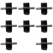 DURAFORCE 9213K29 9376K52 Fender Deck Isolator Mounts for John Deere Neoprene 8 Piece
