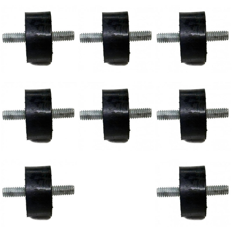 DURAFORCE 9213K29 9376K52 Fender Deck Isolator Mounts for John Deere Neoprene 8 Piece