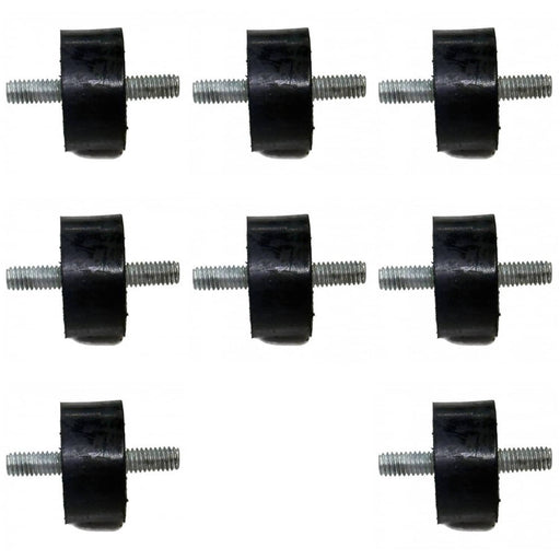 DURAFORCE 9213K29 9376K52 Fender Deck Isolator Mounts for John Deere Neoprene 8 Piece