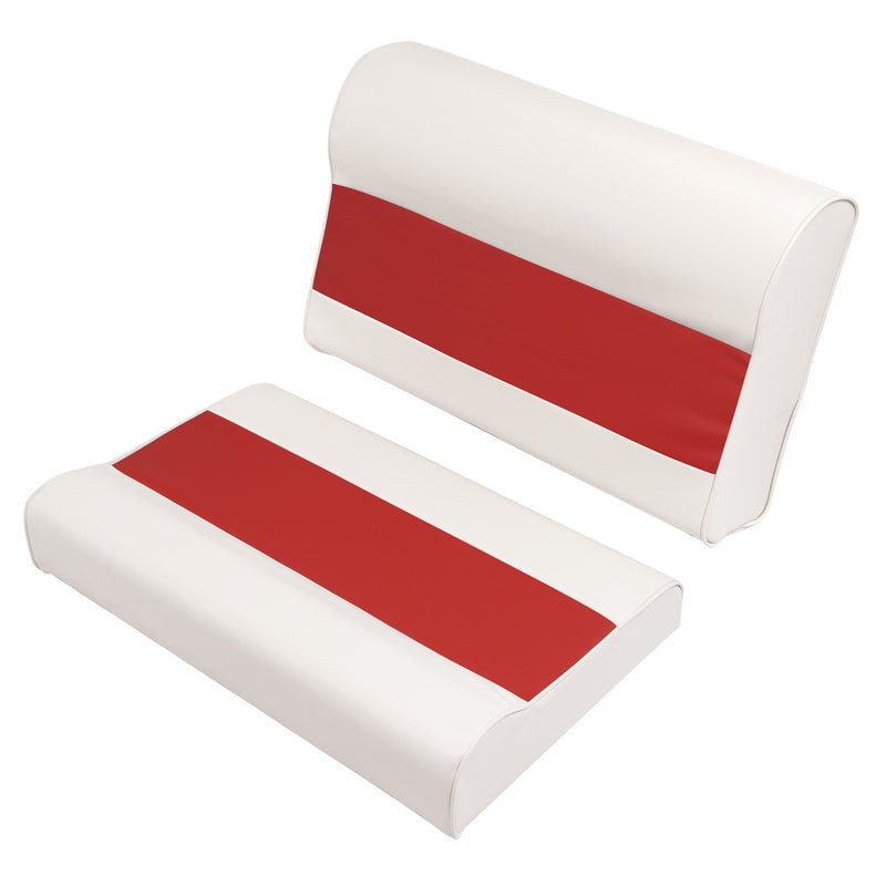 8WD95-1009 28" Boat Pontoon Bench Seat Cushion Set Seat Bottom + Backrest