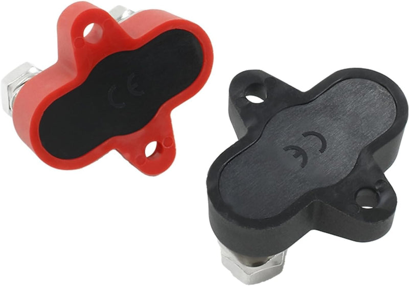 M8 Dual Stud Battery Power Distribution Terminal Block Positive Negative Busbar