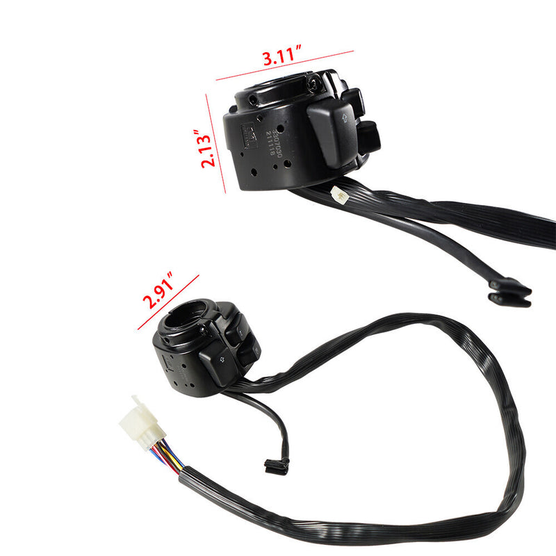 Handlebar Control Switches Wiring Harness for Harley Sportster Dyna 1996-2012