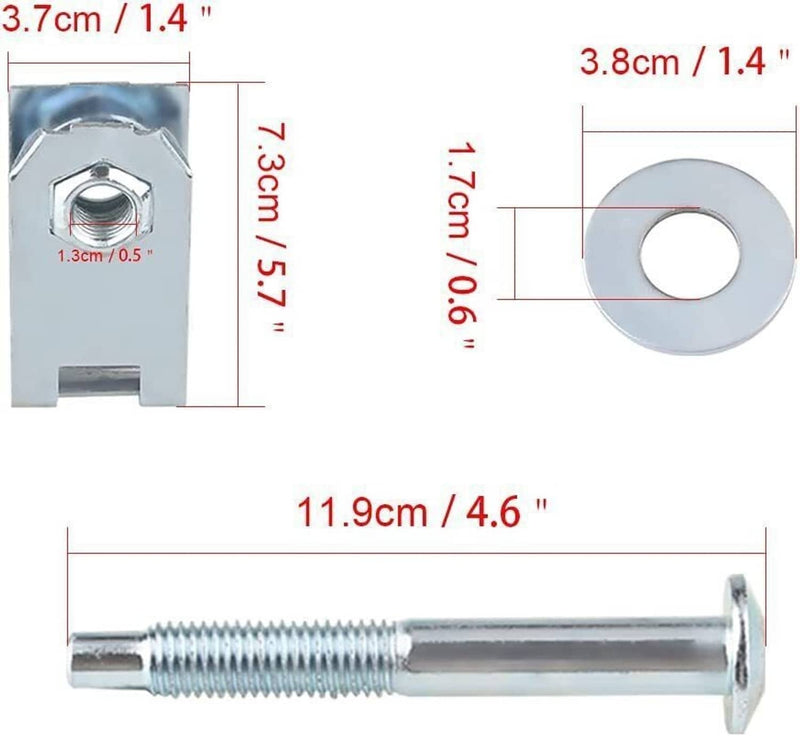 924-313 6 Bolts Truck Bed Mounting Hardware Kit for 1997-2014 Ford F-150 F-250