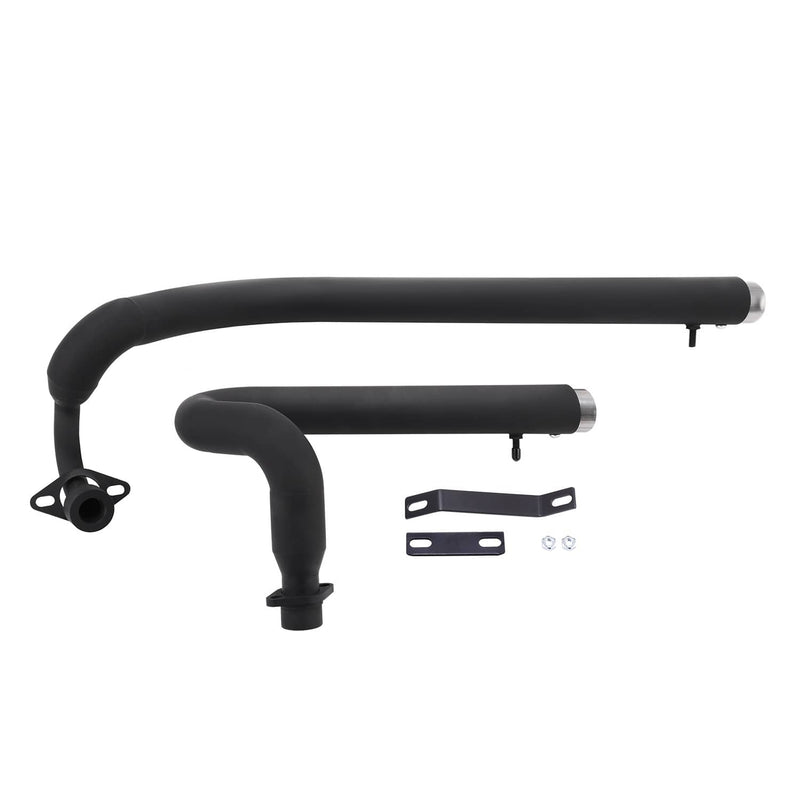 Black Exhaust Pipe System for Yamaha V Star 650 XVS650 Dragstar XVS400
