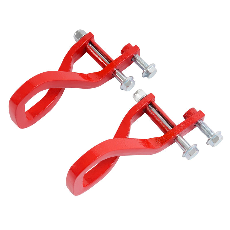Heavy Duty Front Car Tow Hooks With Bolts Red for GMC Sierra 1500 2019-2026