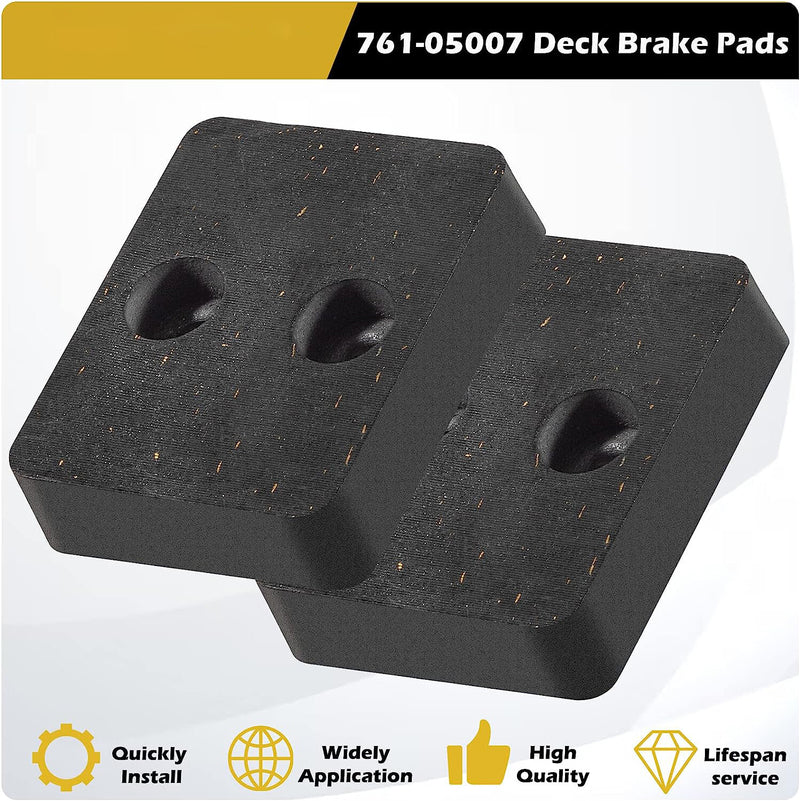 761-05007 Deck Brake Pad for Cub Cadet XT1-LT42 XT1-LT42 C XT1-LT46 XT2-LX42