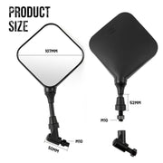 DURAFORCE 10mm Rearview Mirrors for Suzuki DRZ400 DR650 DR650S DR 650 500 400 370 350 250