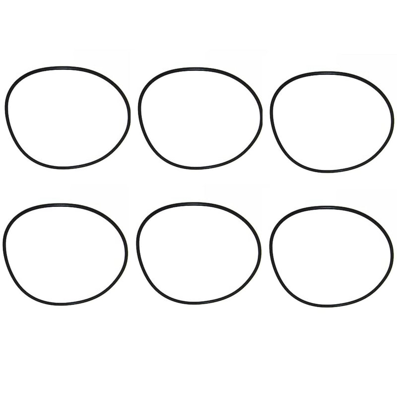DURAFORCE 0765554 0335523 Cylinder Head Rubber O-Ring for Johnson Evinrude OMC 6Pcs